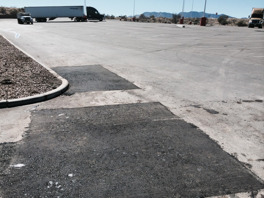 Asphalt and pot hole repair job Tucson, AZ